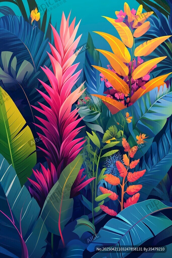 梦幻热带植物景观