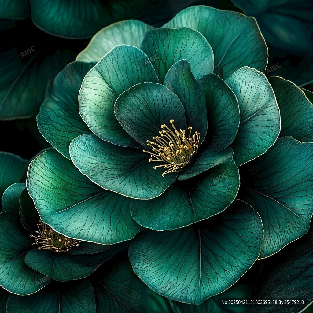 翠绿繁花 精致的自然之美
