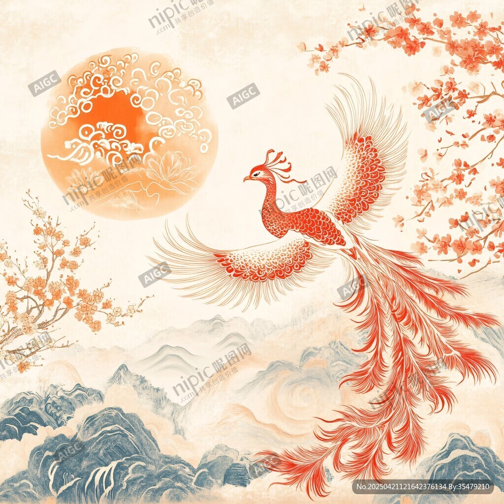 丹凤朝阳图