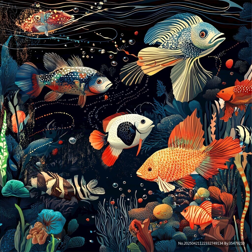 梦幻海底世界多彩观赏鱼