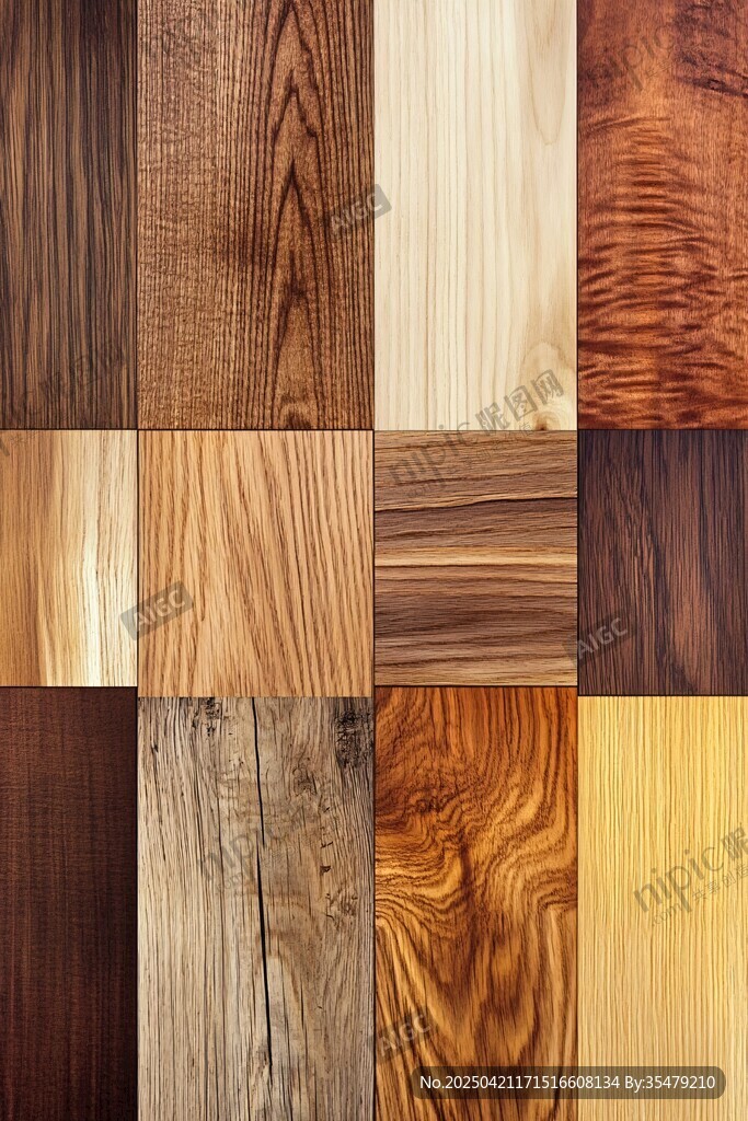 多样木纹材质展示