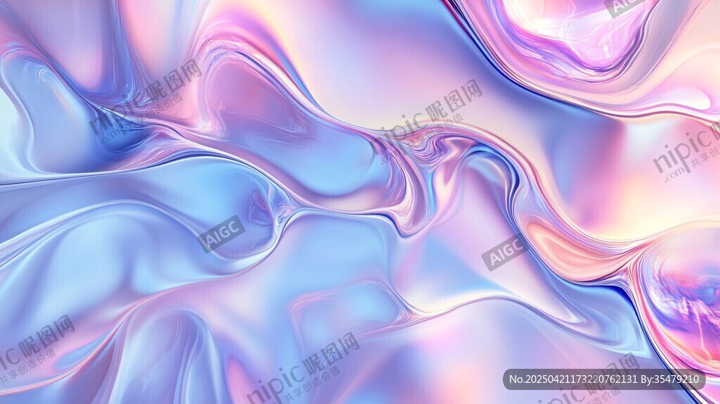 梦幻流体渐变色彩纹理