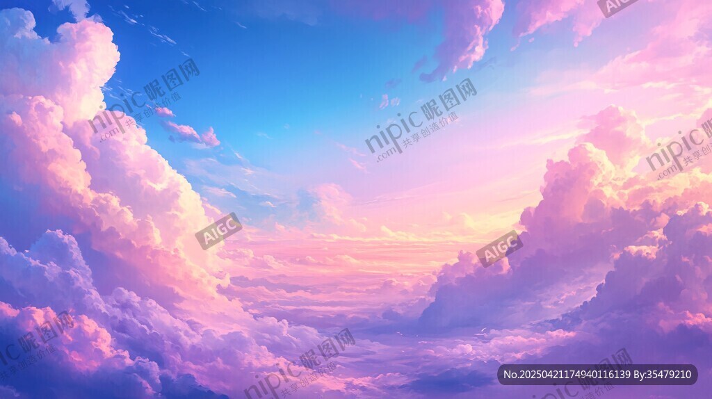 梦幻绚丽的天空云海景观