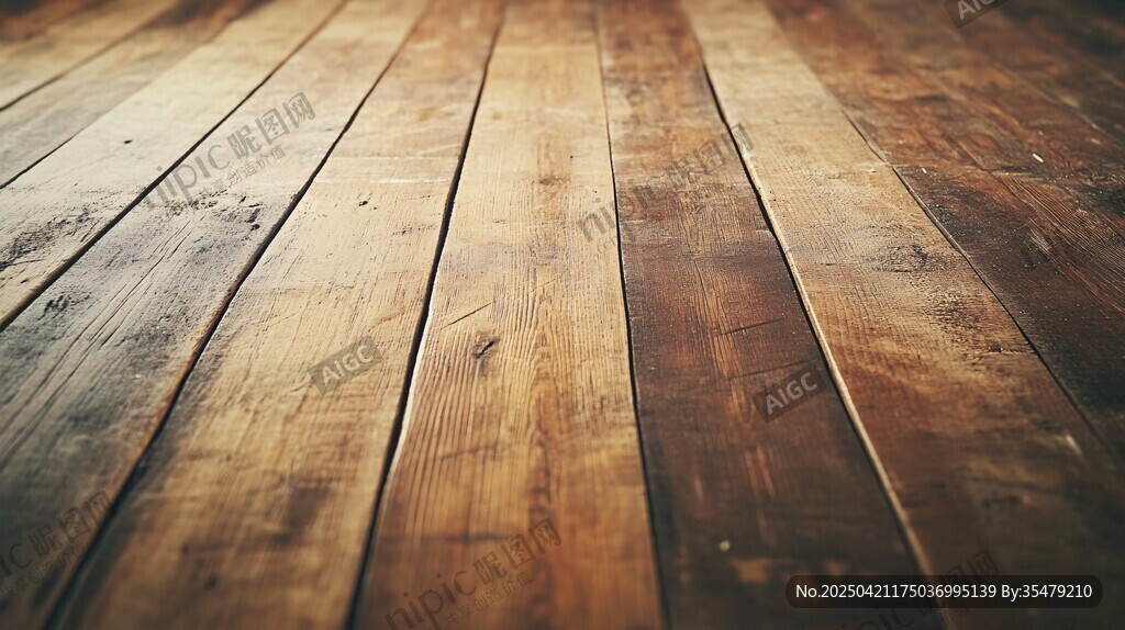 复古木质地板纹理特写