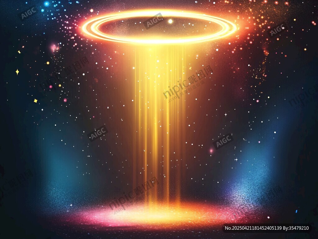 梦幻星际传送光效场景
