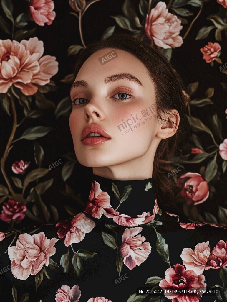 花中美人