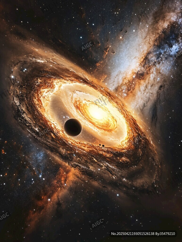 漩涡星系中的神秘黑洞