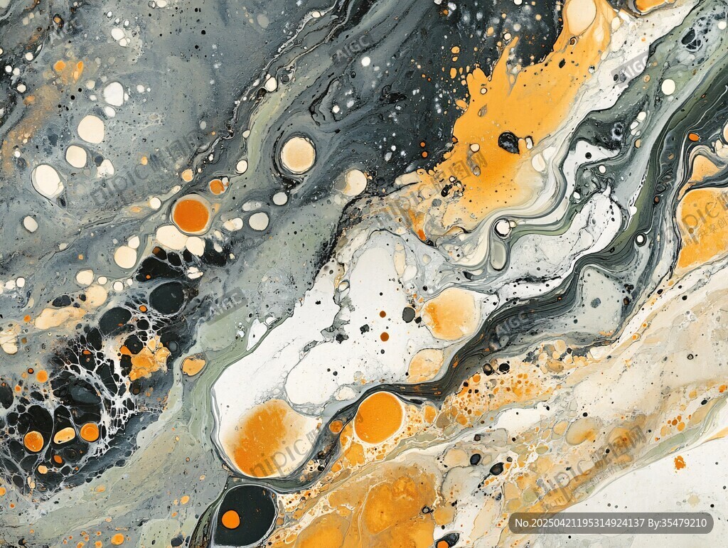流体艺术抽象色彩纹理画面