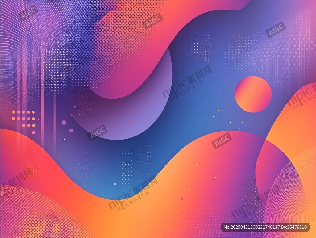 渐变流体抽象艺术背景图
