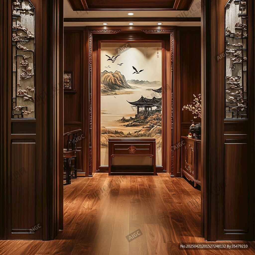 中式玄关 古韵雅致之景