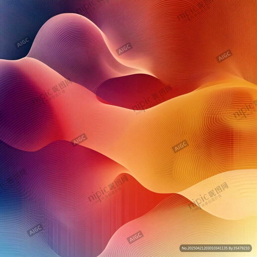 绚丽动感抽象流体艺术背景