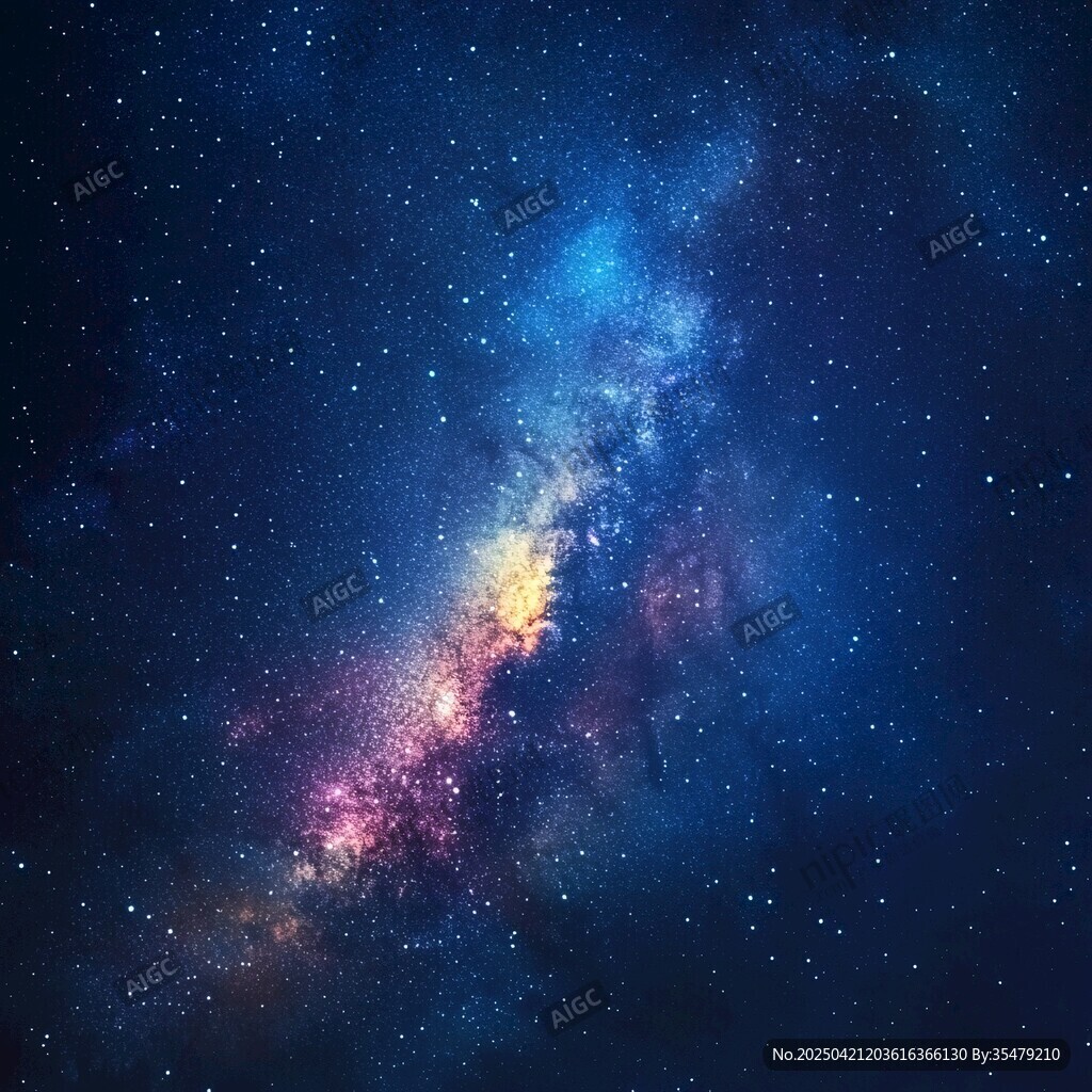 璀璨星河梦幻夜空美景