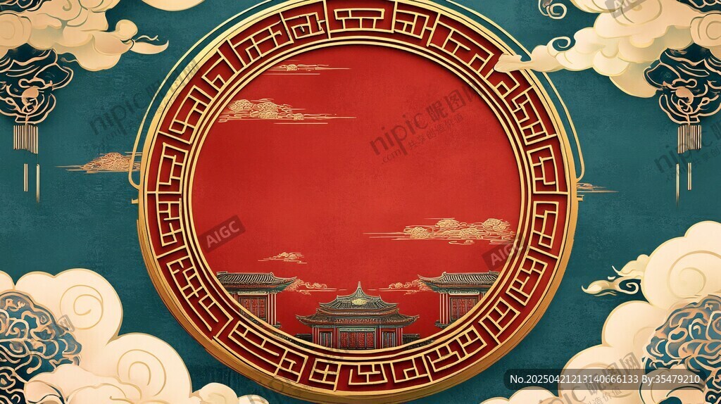 中式古典国风背景图