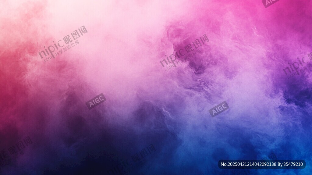 梦幻彩色烟雾背景图