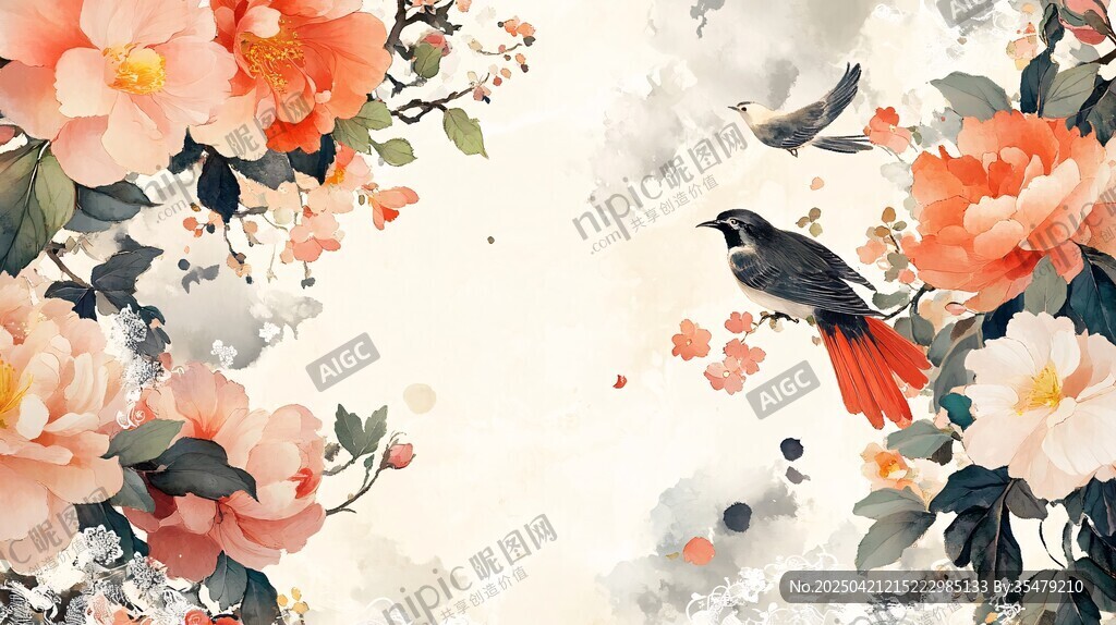 花鸟绘景 尽显中式雅致