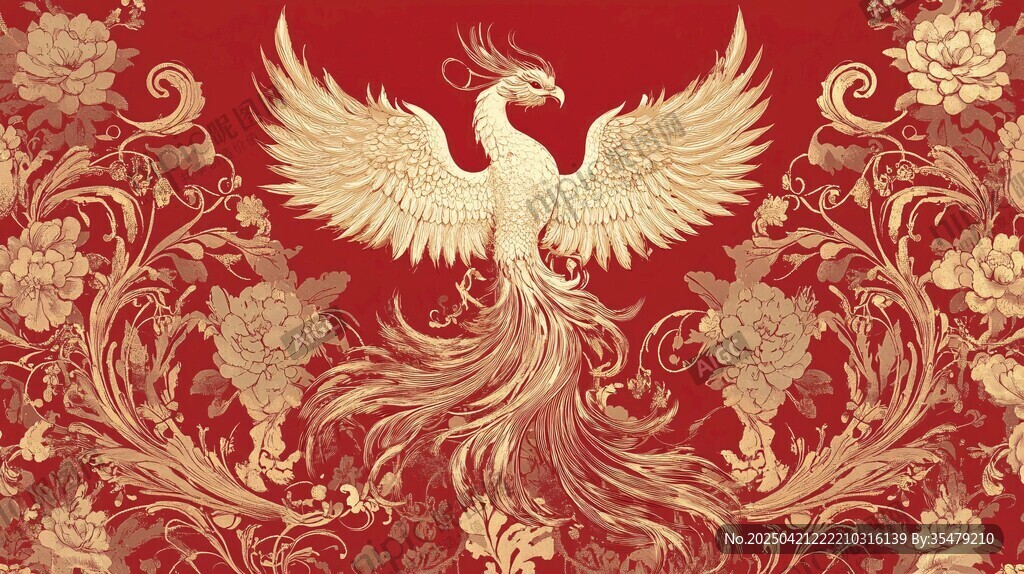凤凰瑞纹 中式古典华丽图景
