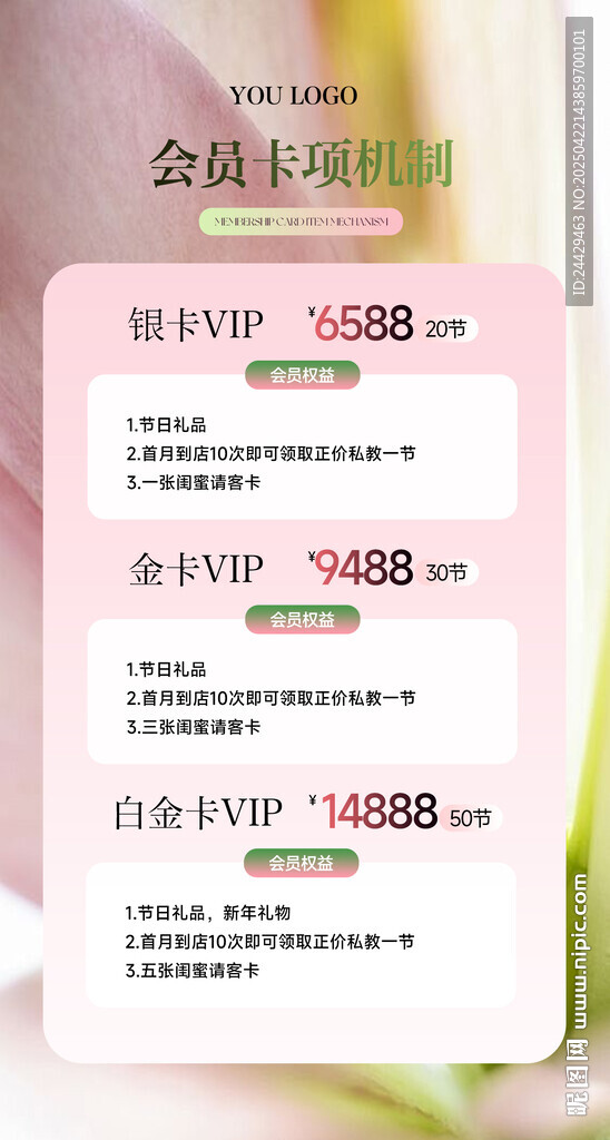 美容会员活动