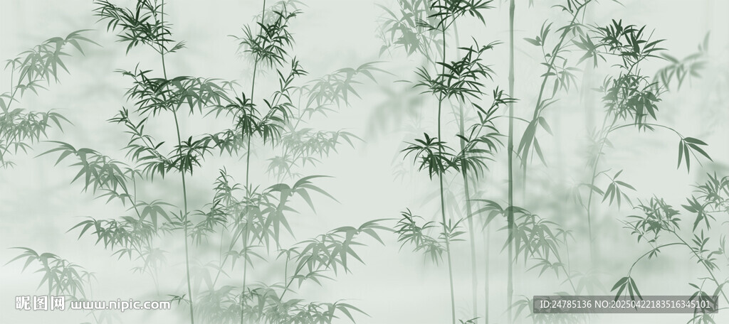 水墨竹子