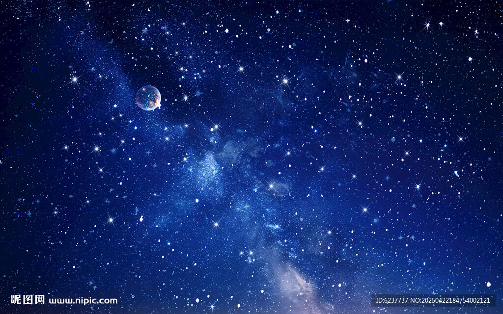 蓝色星空软膜天花灯箱