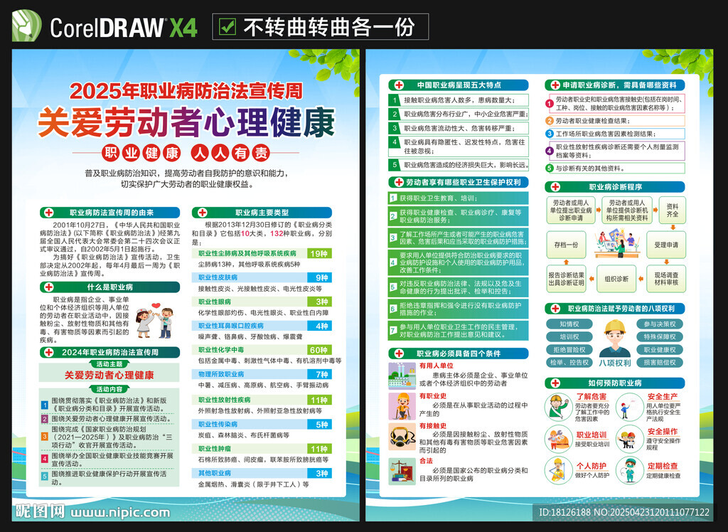 2025职业病宣传单