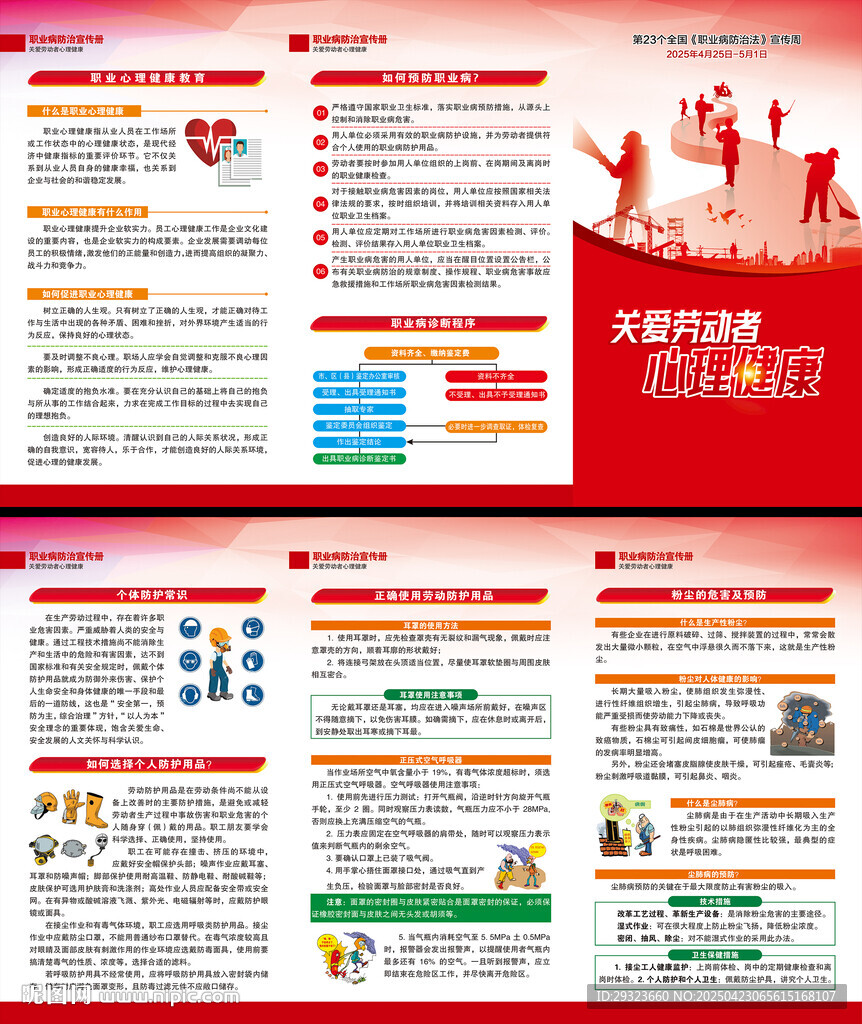 2025年职业病防治法三折页