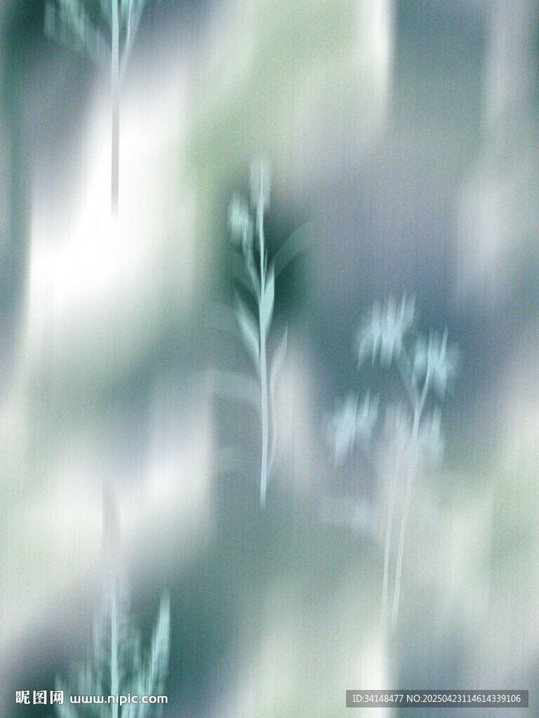 梦幻朦胧的植物景致