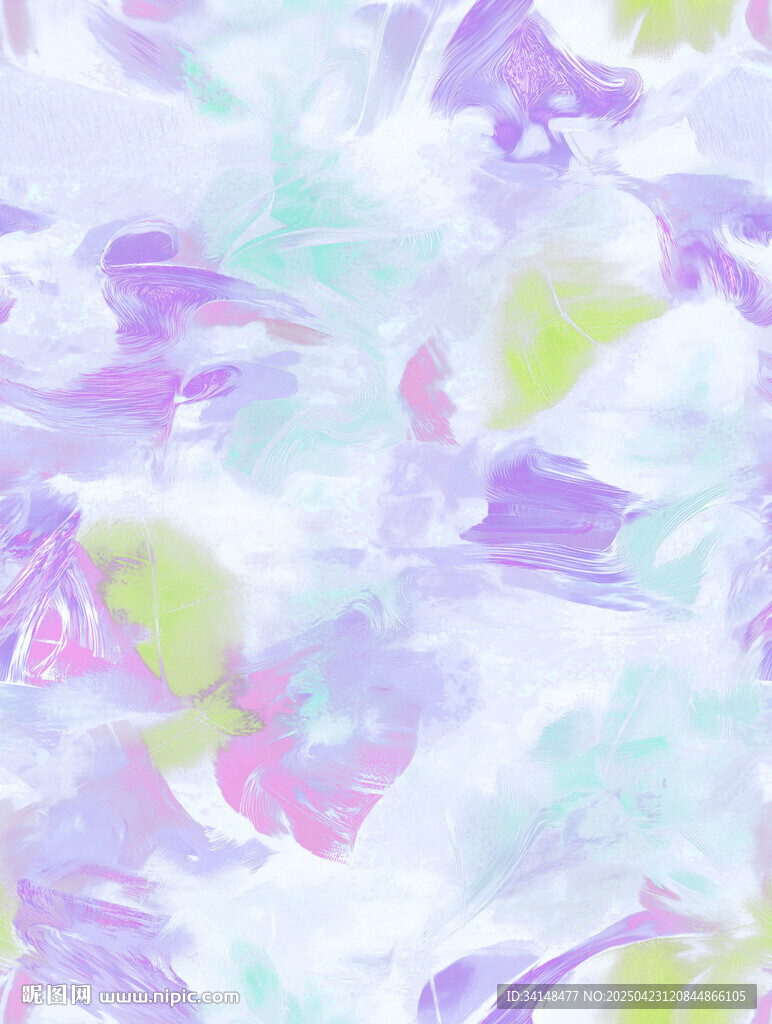 梦幻水彩抽象纹理图案