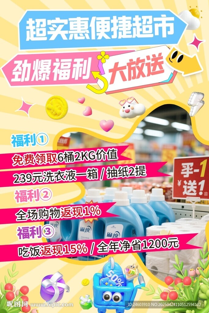 超市促销海报