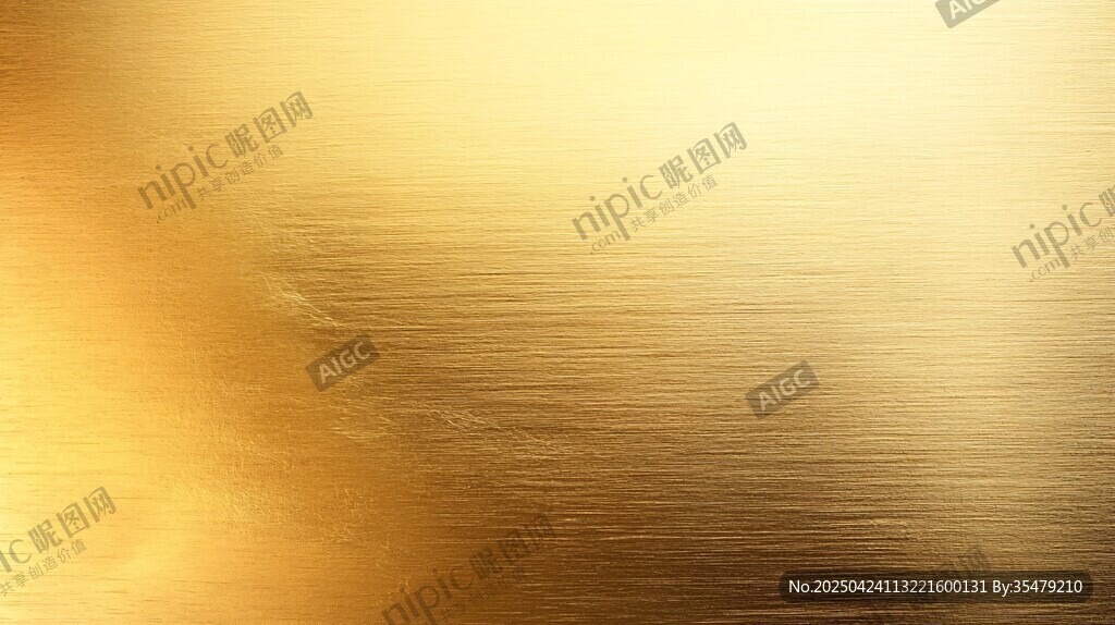 金色金属质感背景纹理