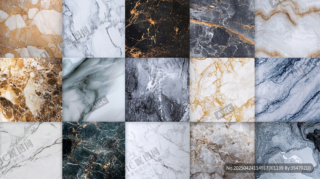 多样大理石纹理精美展示