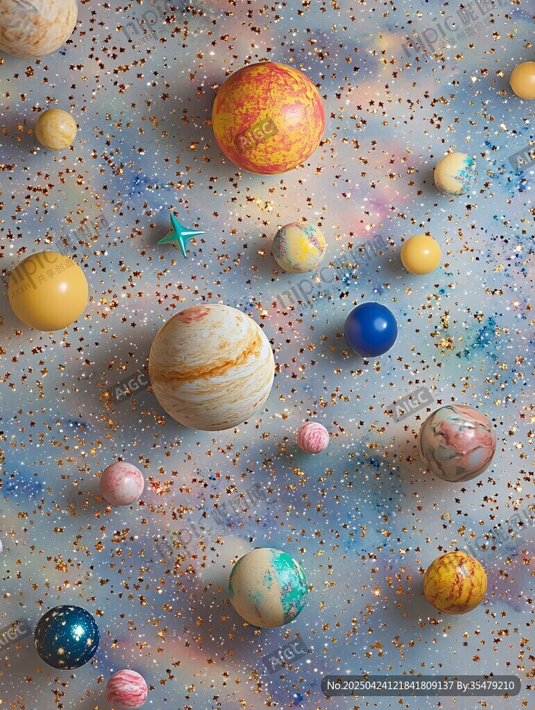 梦幻星球微景观装饰摆件