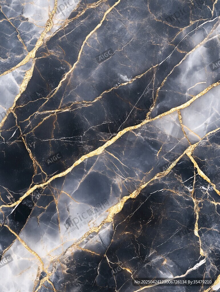 黑金大理石纹理图案