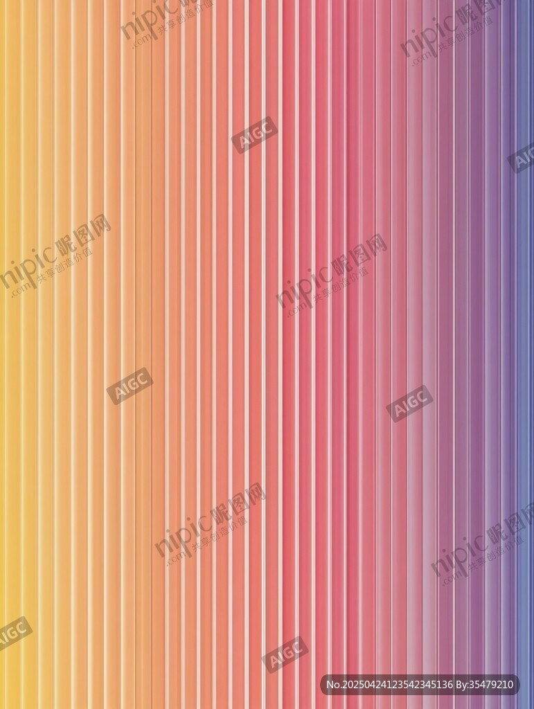 渐变竖条纹多彩背景图