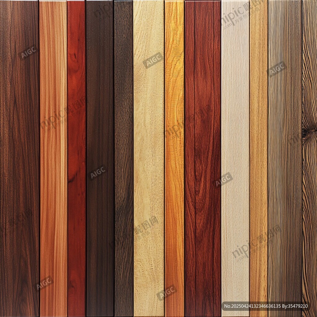 多样木纹板材展示