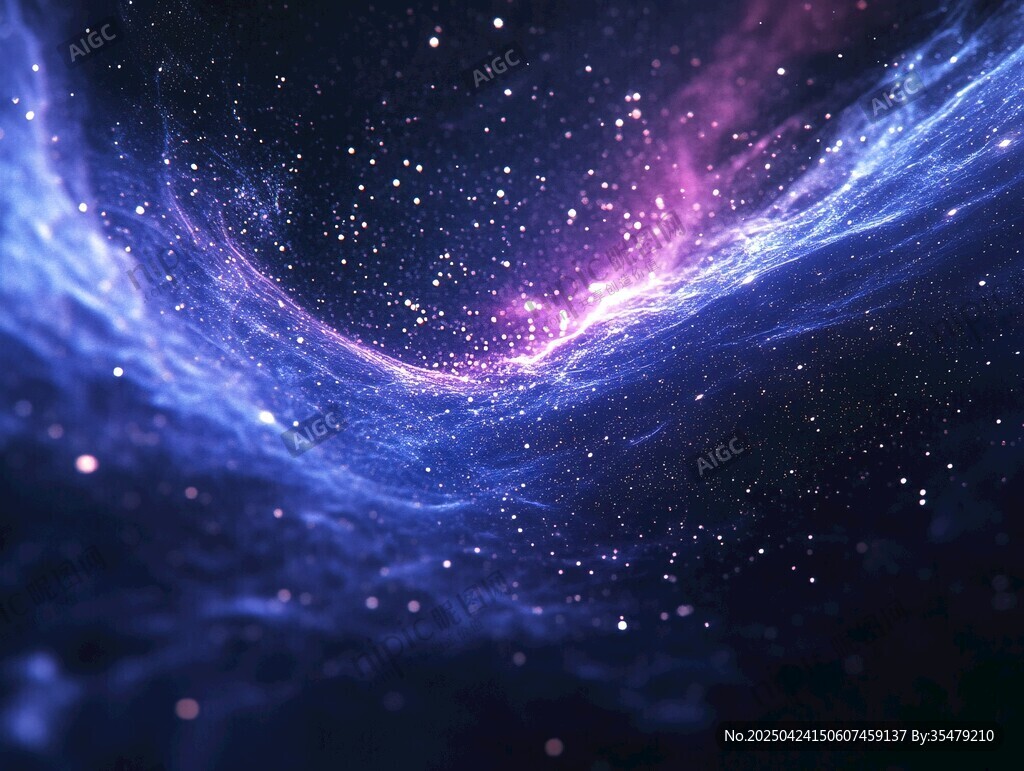梦幻宇宙星空漩涡景象