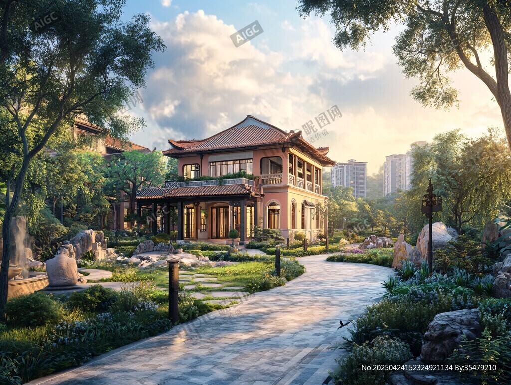 中式庭院景观的静谧之美