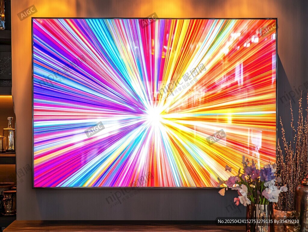 绚丽大屏电视 多彩视觉盛宴