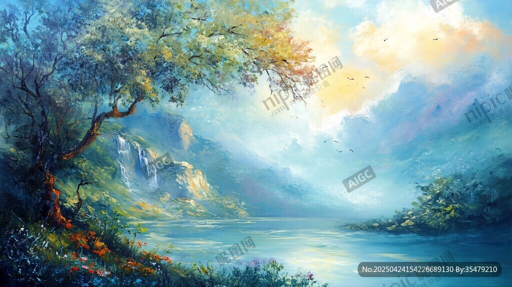 梦幻山水间的自然美景