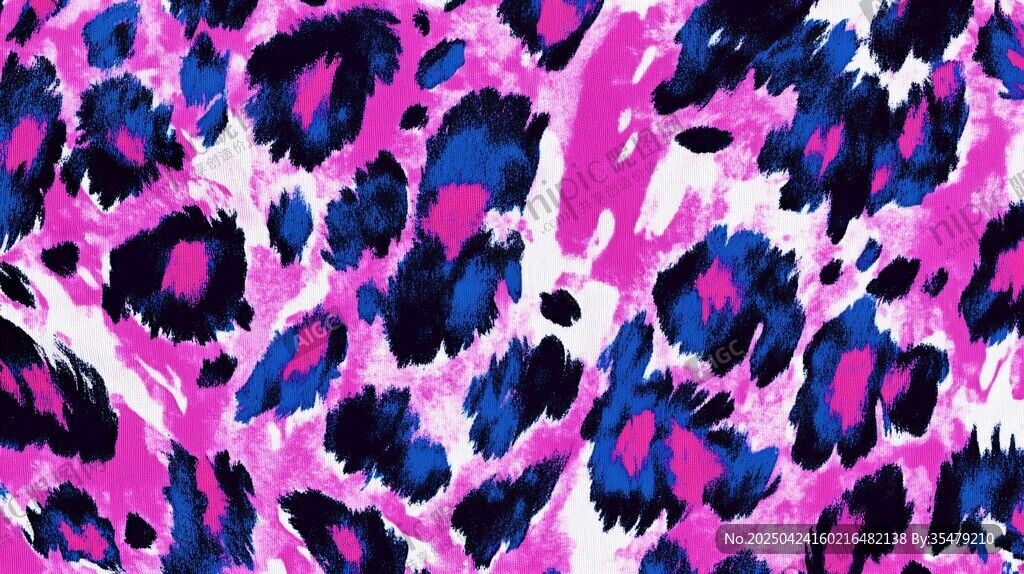 粉色豹纹时尚图案纹理