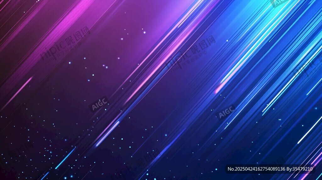 炫彩光线背景科技感画面