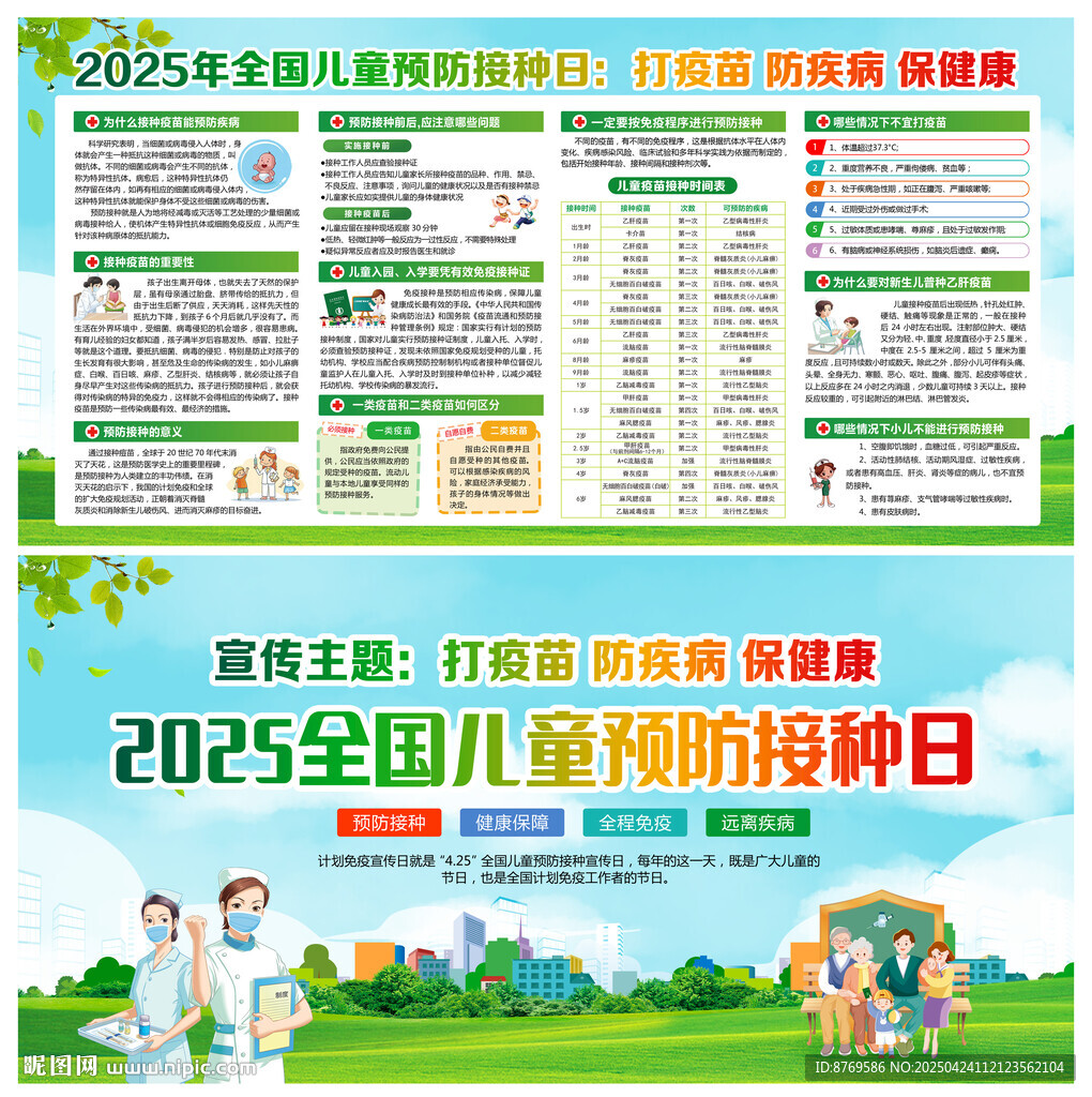 2025年全国儿童预防接种日