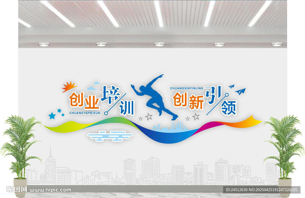 创业培训文化墙