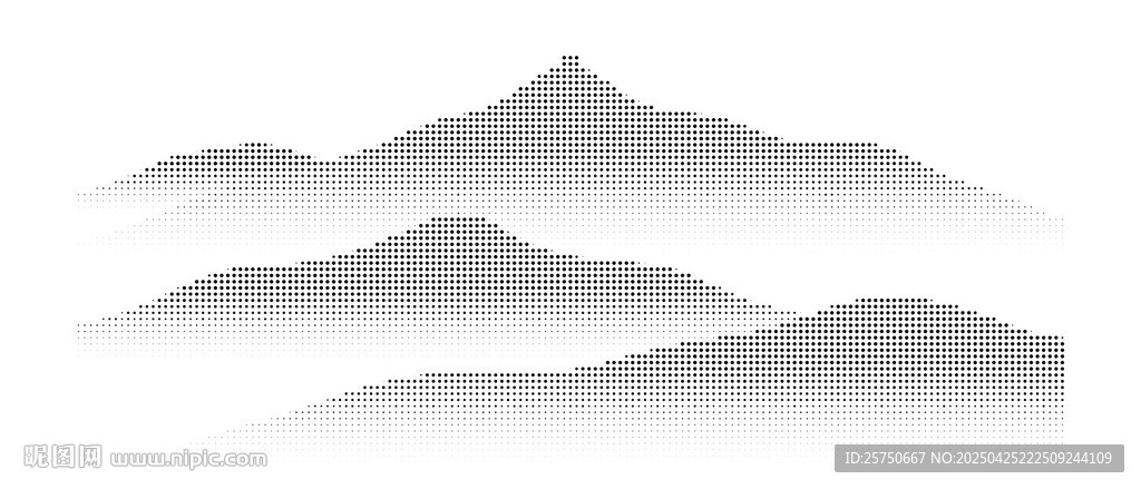 点状山