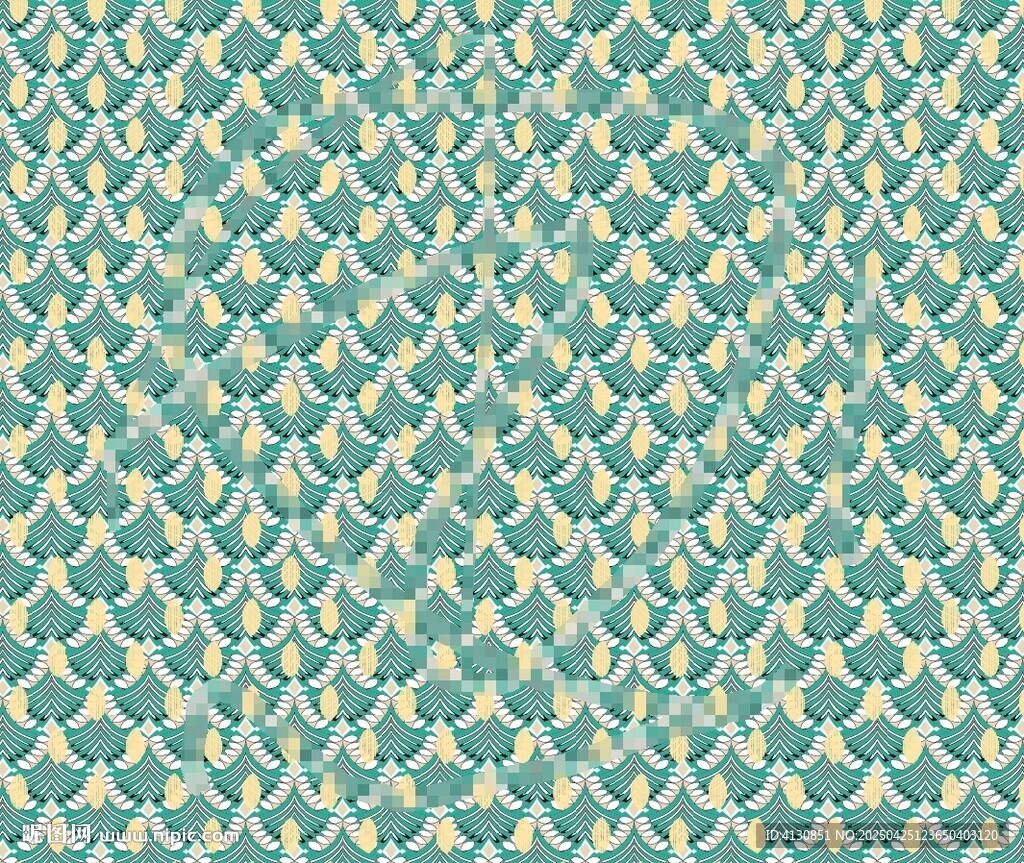 叶子花 孔雀纹