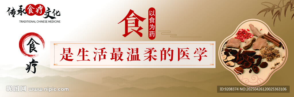 中医食疗海报