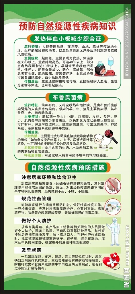 健康教育知识展架