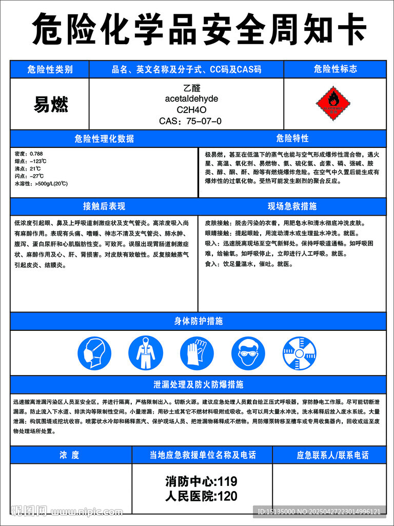乙醛_周知卡
