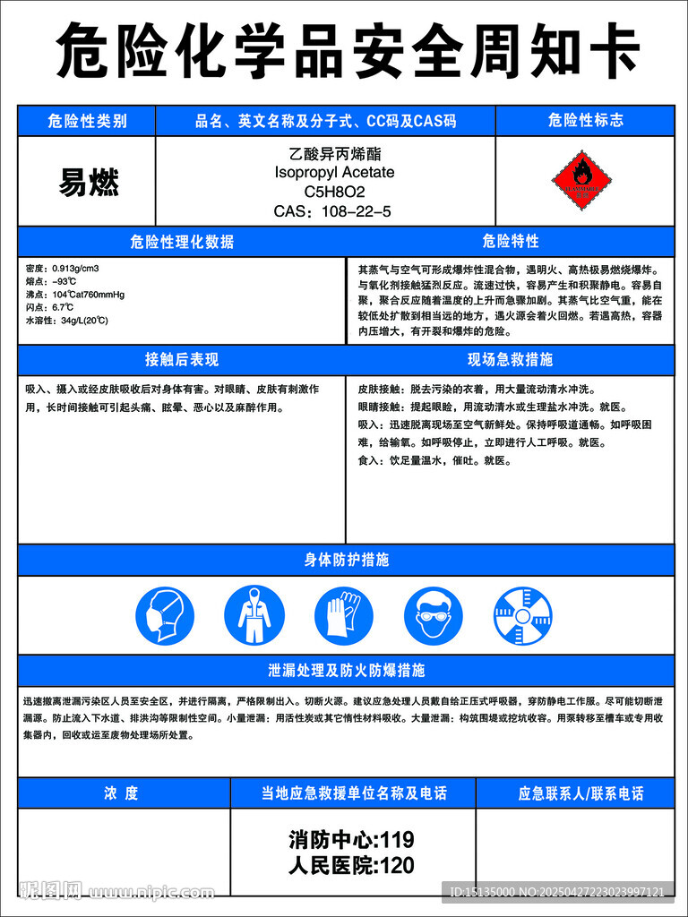 乙酸异丙烯酯_周知卡