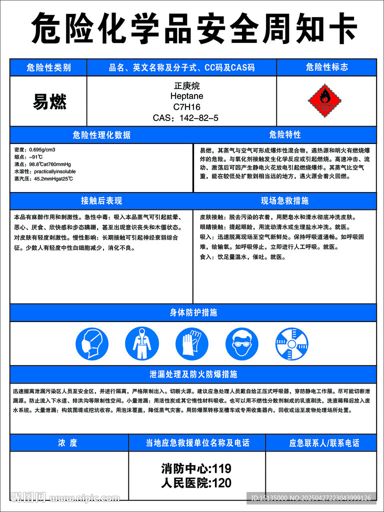 正庚烷_周知卡