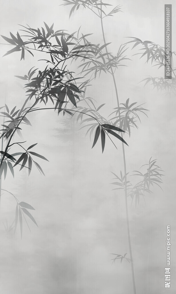 水墨竹子